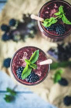 Load image into Gallery viewer, Blackberry, Banana and Mint Smoothie